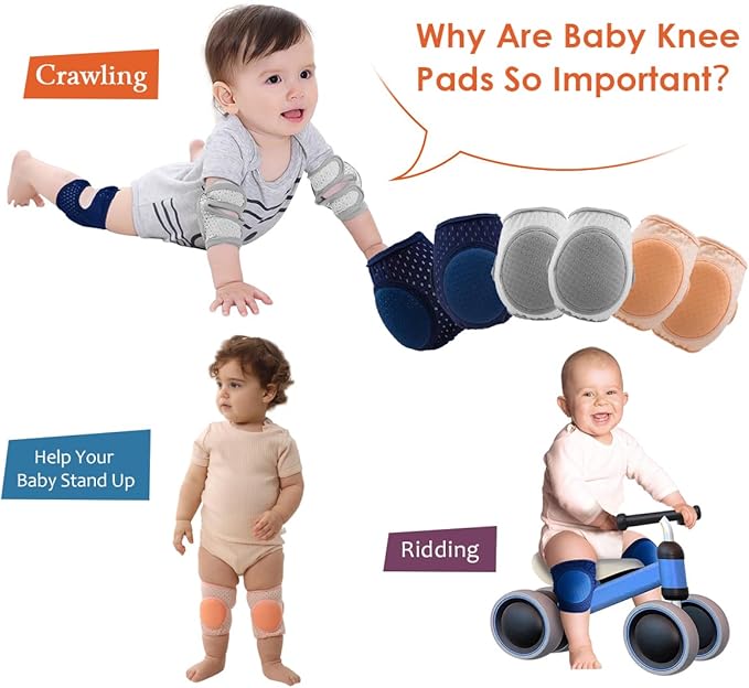 Baby Knee Pad Kids Non-slip Crawling Cushion Infants Toddlers